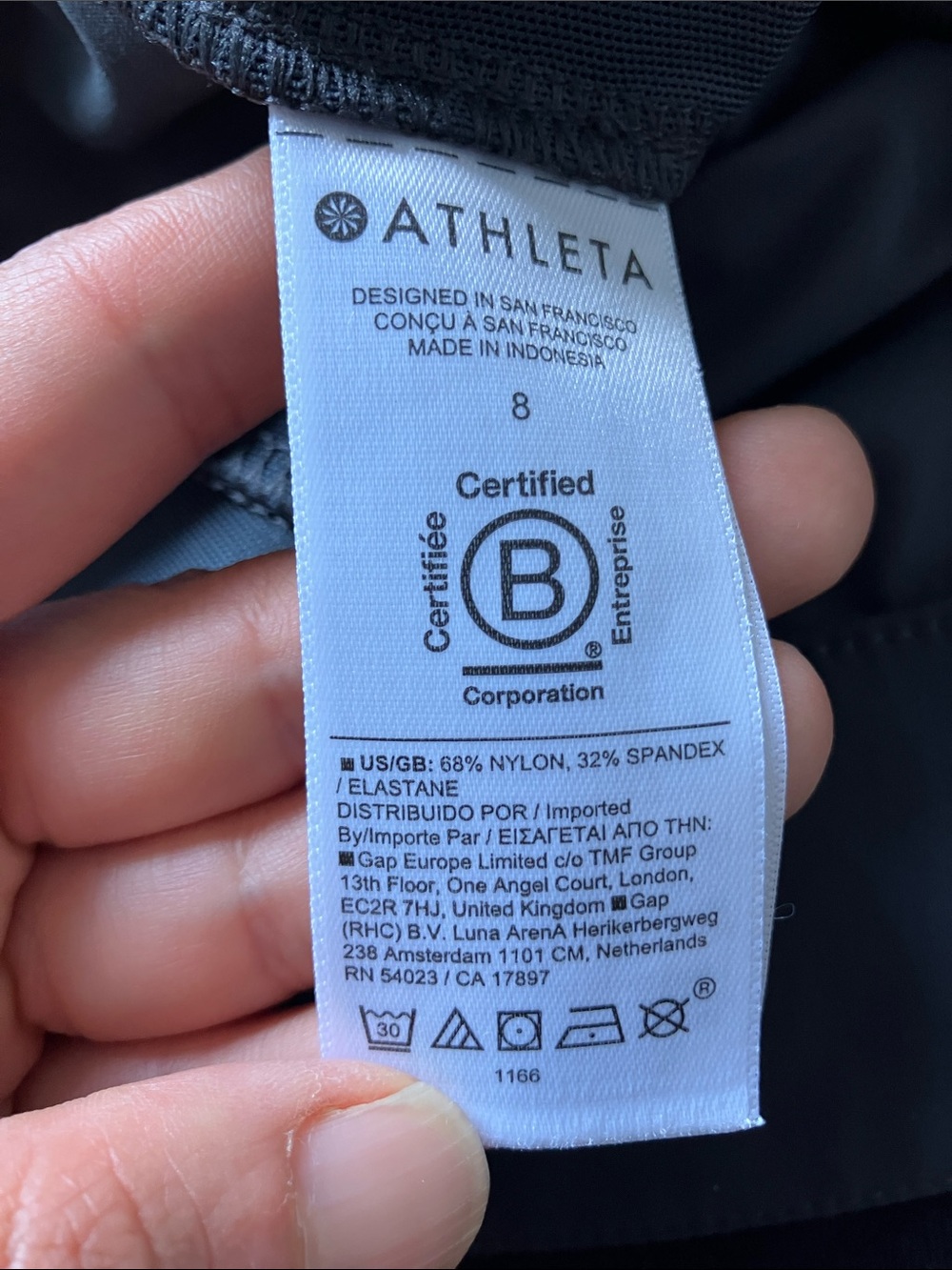 Size 8 Athleta Pinnacle High Rise Trouser Pants dark grey wide leg - Picture 9 of 11